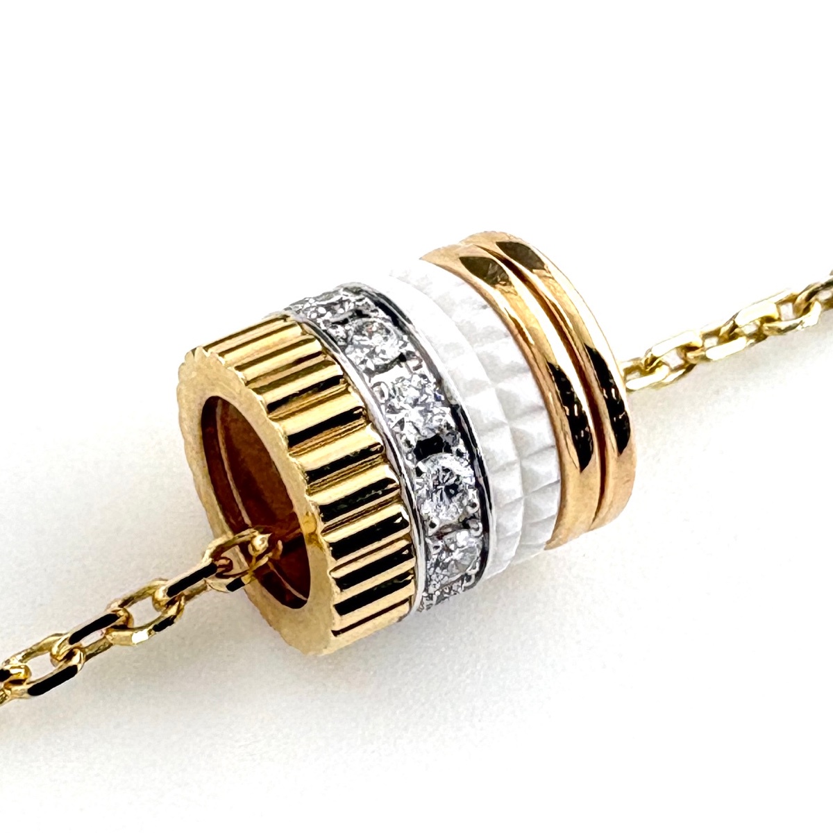 ブシュロン Boucheron キャトルネックレス YG イエローゴールド 