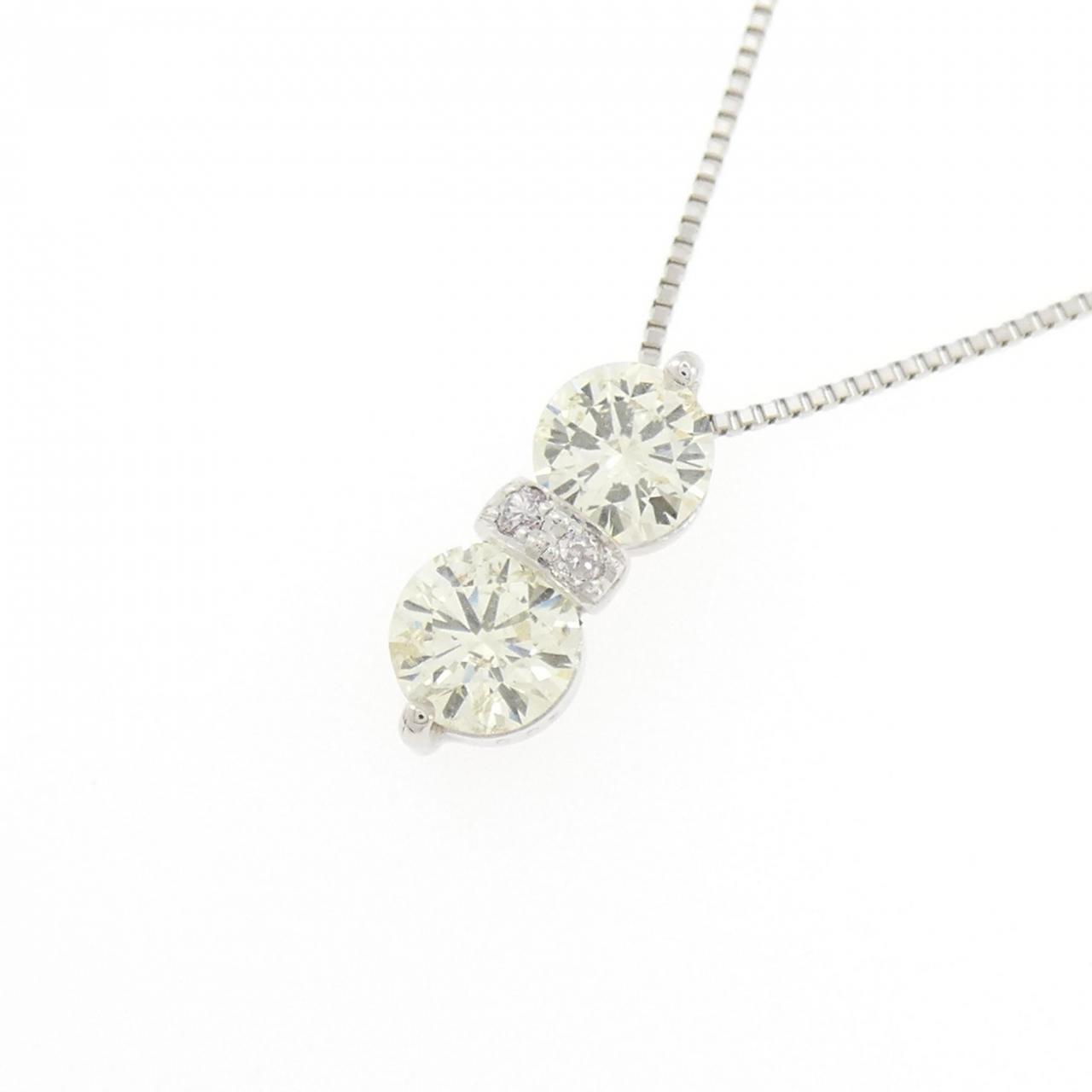 PT900/PT850 ダイヤモンド ネックレス 1.03CT - Used B (270-004-365