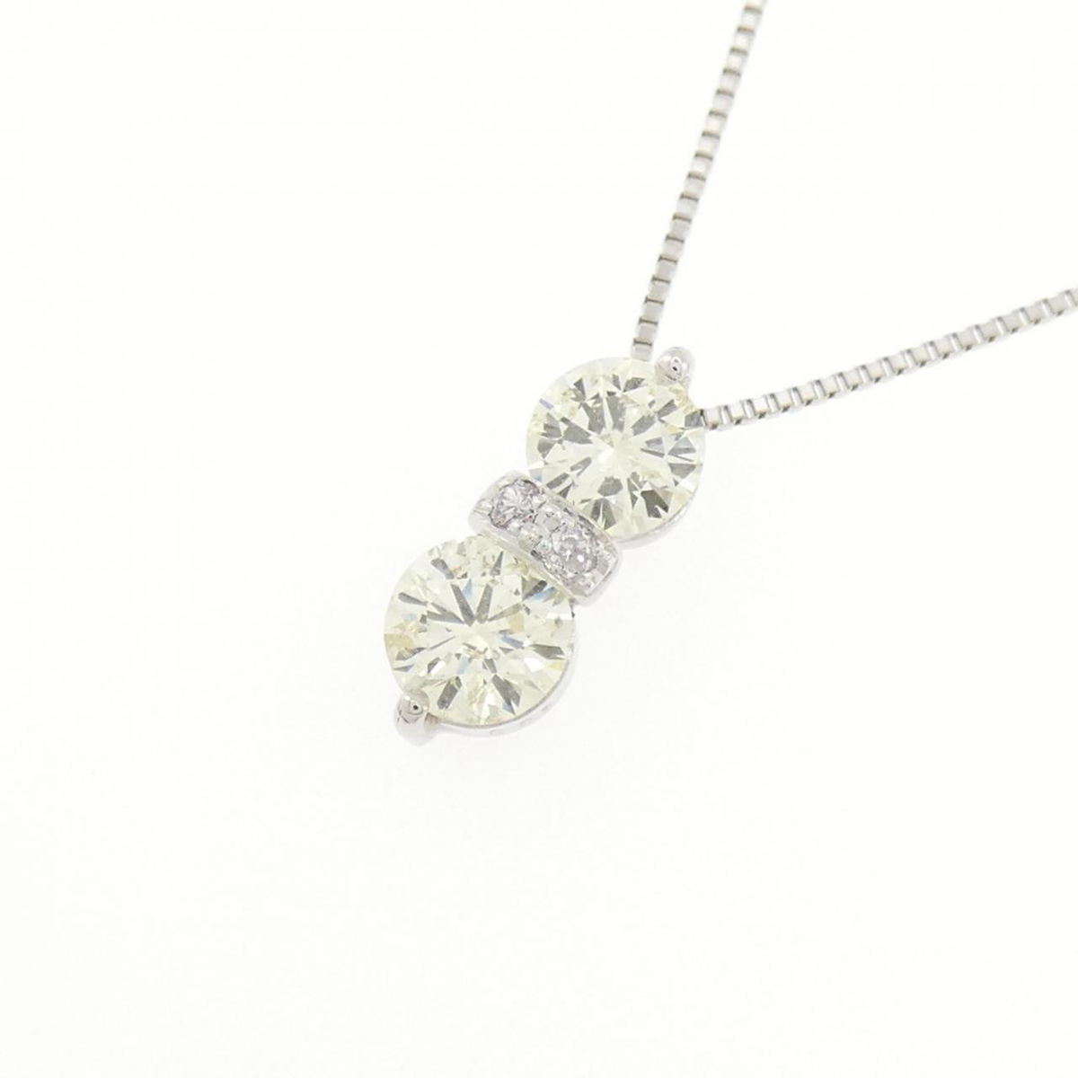 PT900/PT850 ダイヤモンド ネックレス 1.03CT - Used B (270-004-365