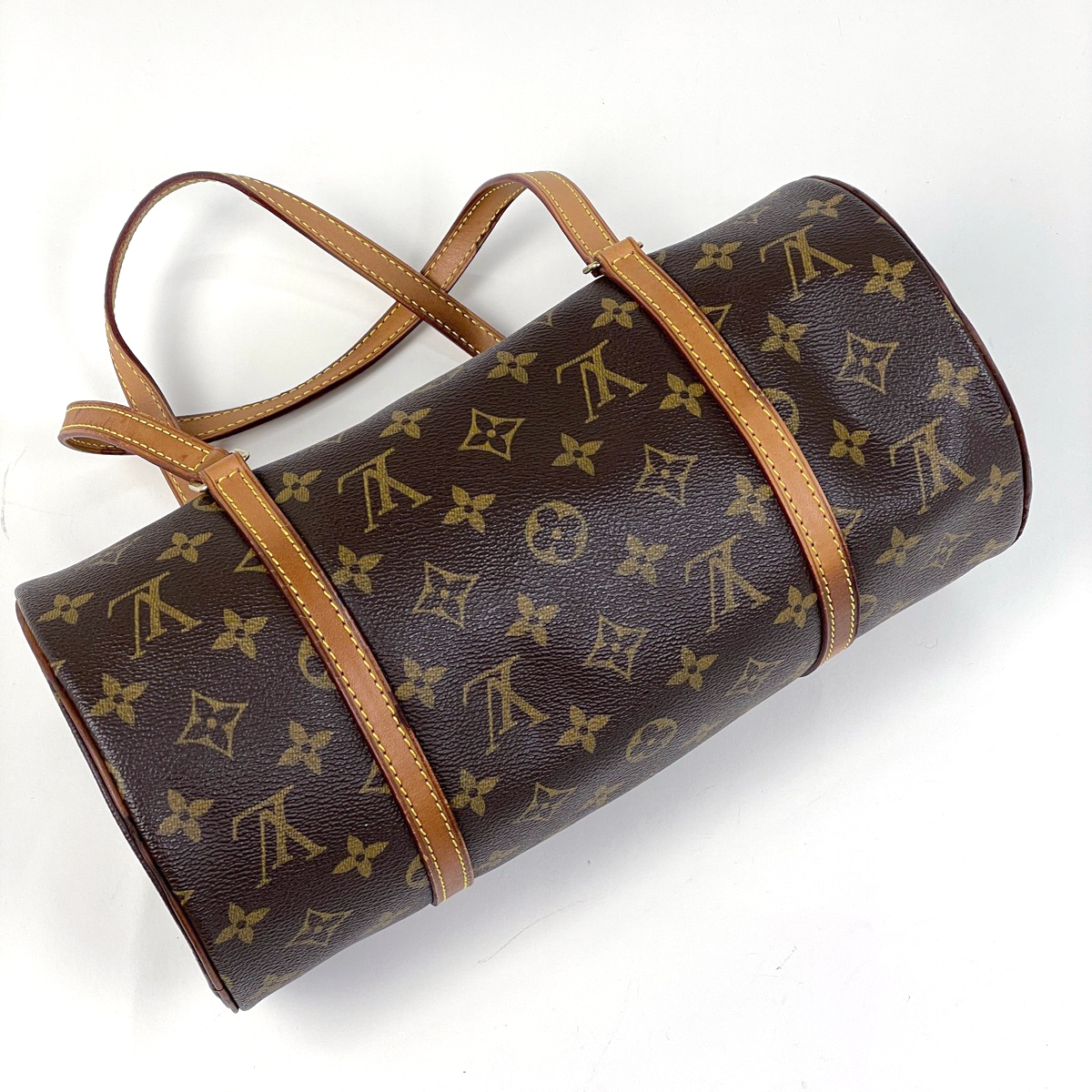 ルイ・ヴィトン Louis Vuitton パピヨン30 バレルバッグ 筒型 旧型