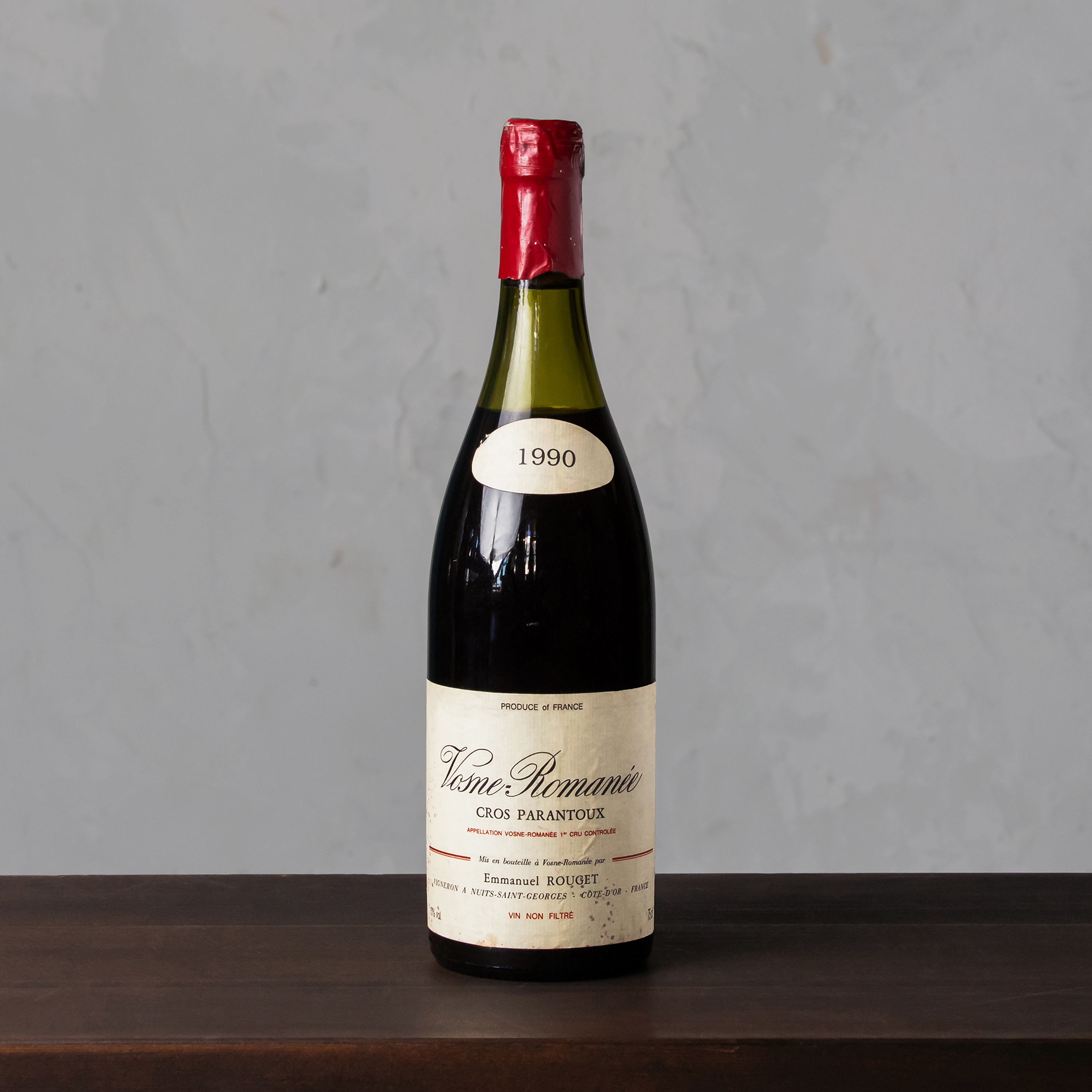 1999 エマニュエル・ルジェ 1er クロ・パラントゥ Vosne-Romanée Cros