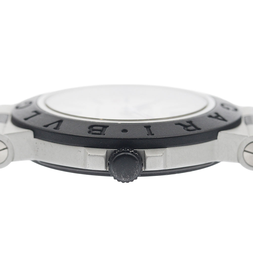 ブルガリ BVLGARI AL38A アルミニウム デイト 自動巻き メンズ 保証書