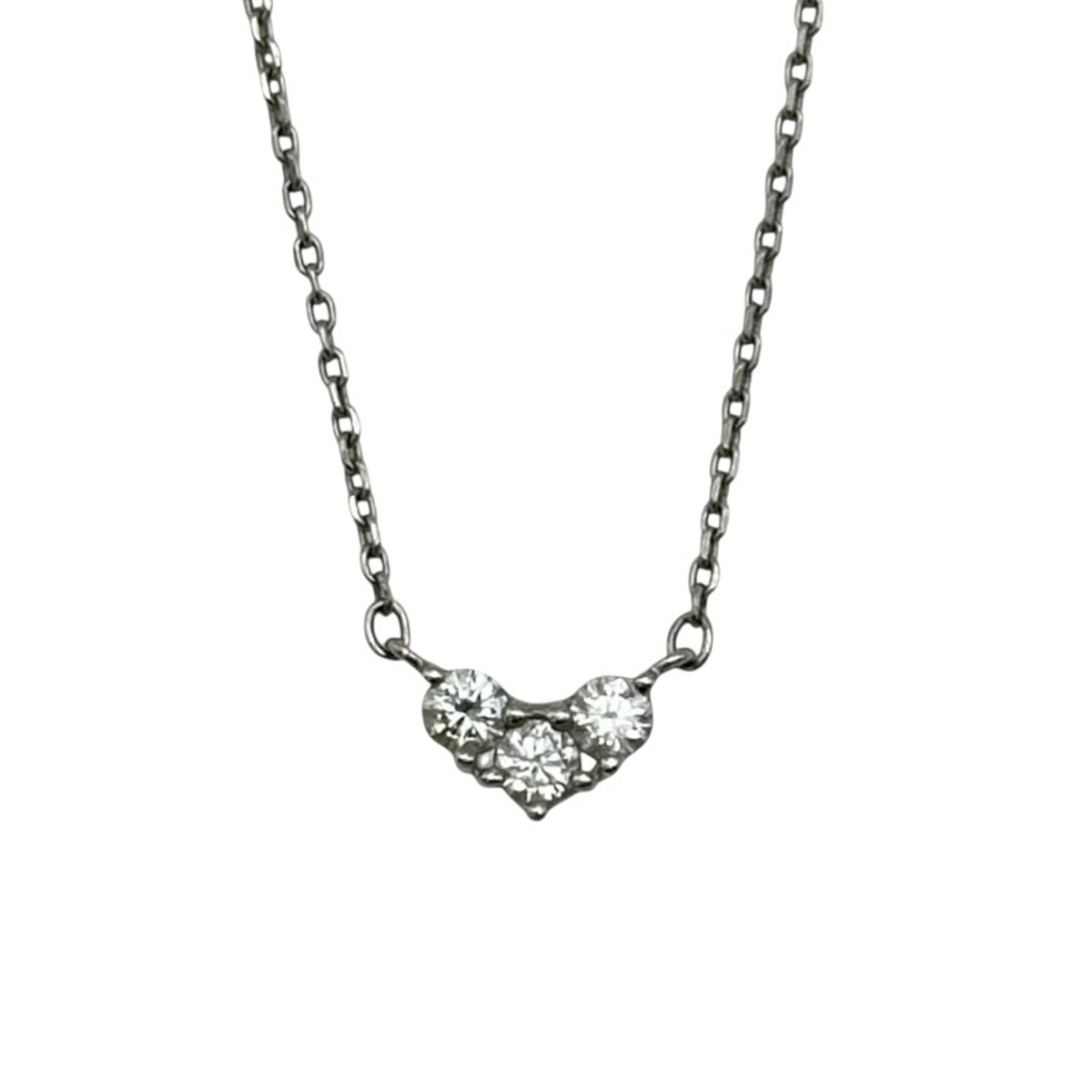 ヨンドシー 4℃ ハート型ダイヤネックレス ネックレス | MOLTS