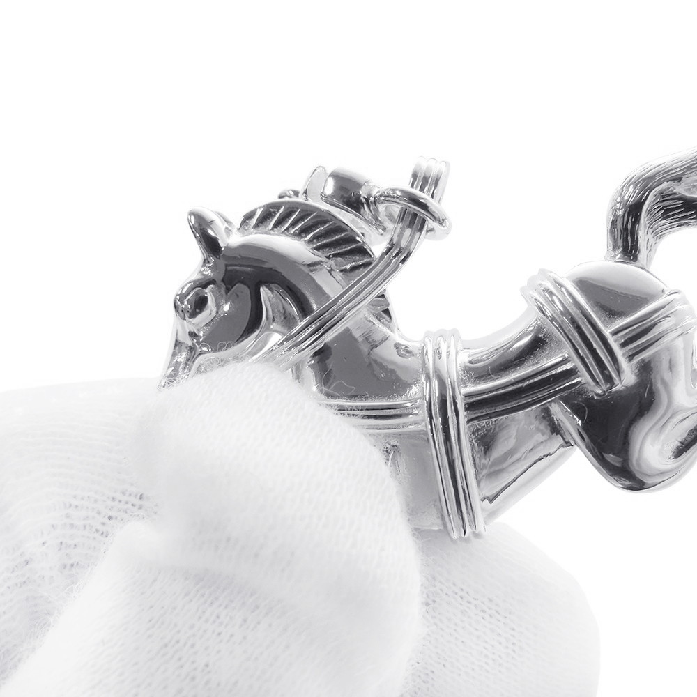 エルメス チャーム シュバル ホース SV925シルバー HERMES