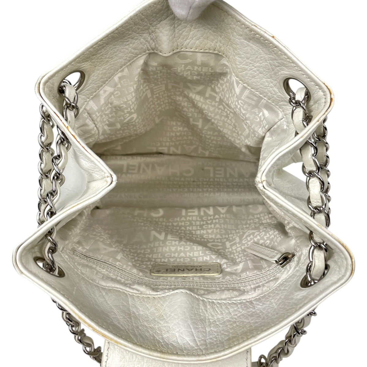 シャネル CHANEL 2.55ライン チェーン ショルダーバッグ ロゴ レザー
