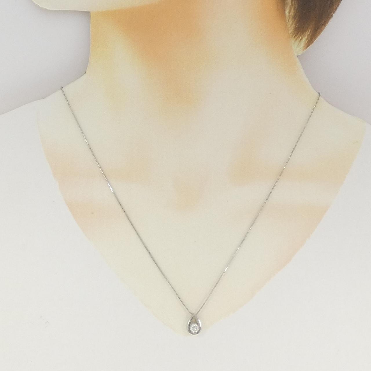 PT900/PT850 ダイヤモンド ネックレス 0.34CT - Used A (270-004-335 