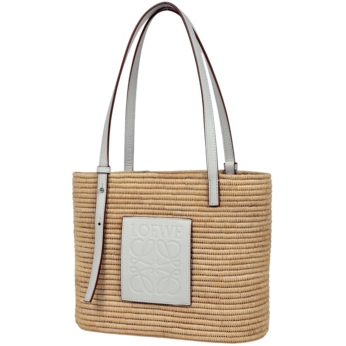 ロエベ LOEWE スクエア バスケットバッグ スモール トートバッグ かご 