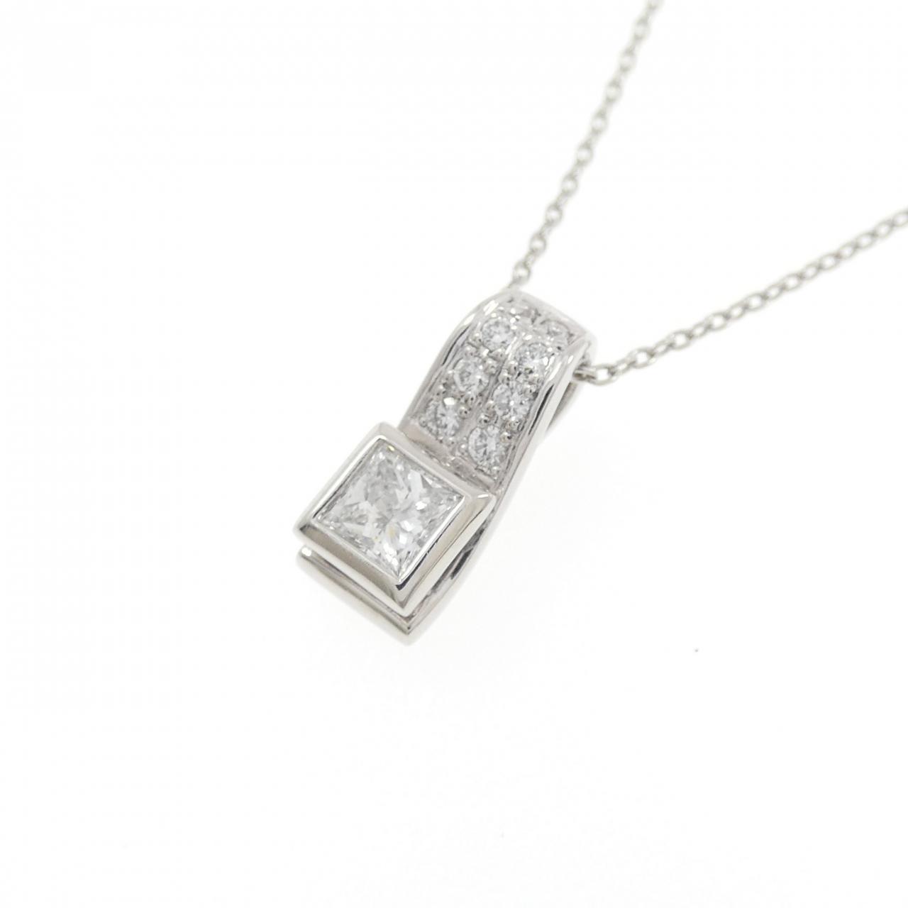 PT900/PT850 ダイヤモンド ネックレス 0.24CT - Used A (270-004-335