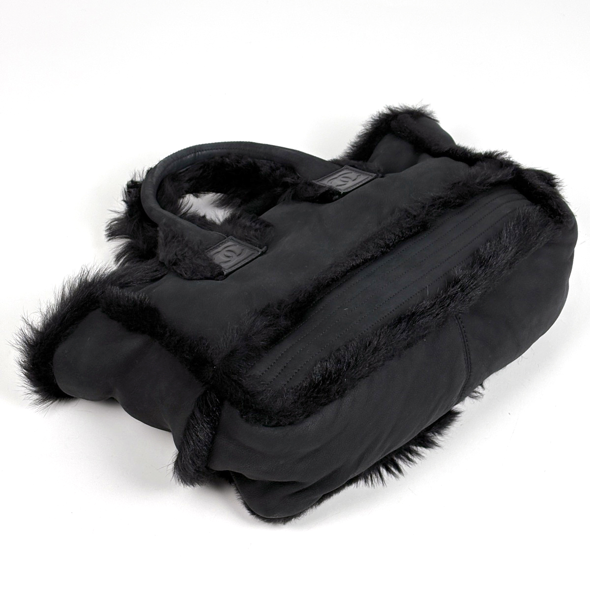 シャネル CHANEL ココマーク ハンドバッグ トートバッグ ムートン