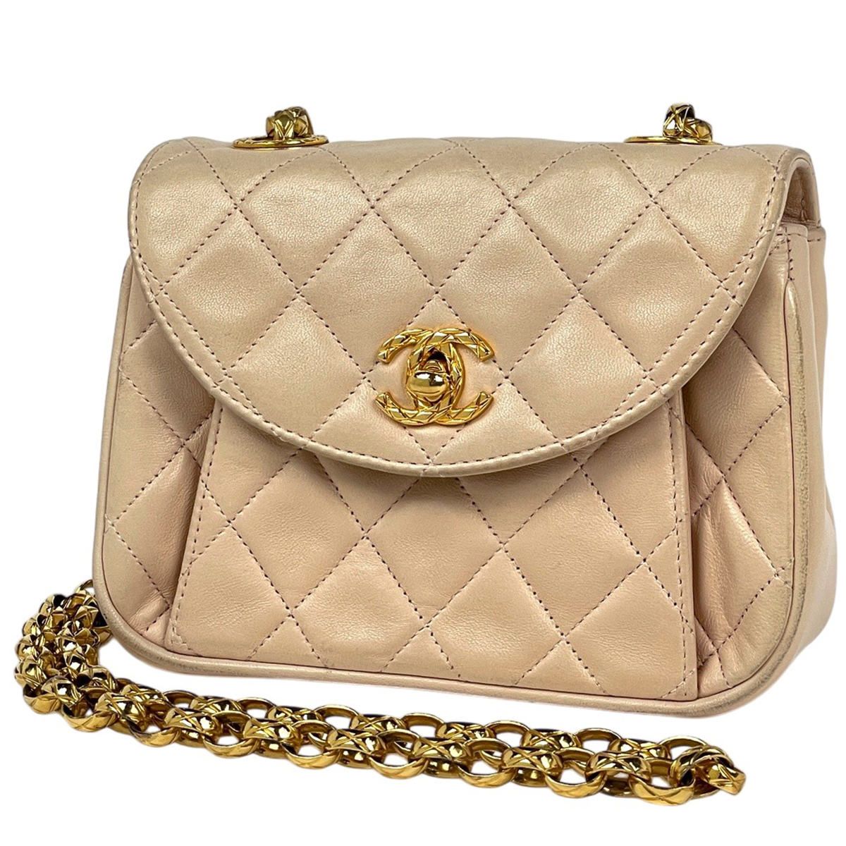シャネル CHANEL ココマーク チェーン ショルダーバッグ マトラッセ
