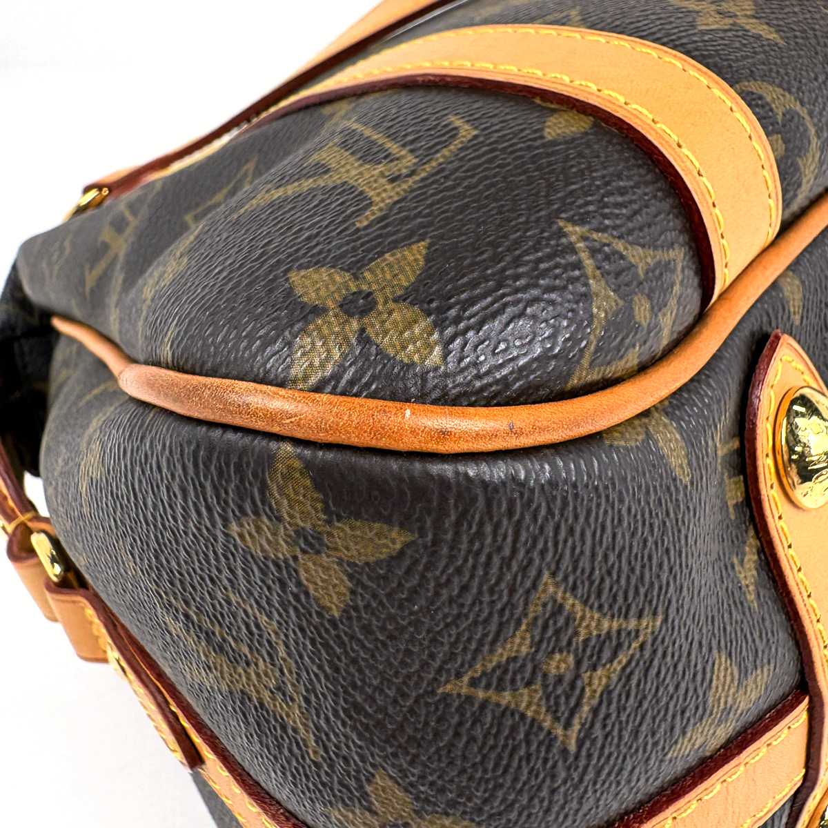 ルイヴィトン トラペーズ PM ハンドバッグ モノグラム キャンバス レザー 中古】 ルイ・ヴィトン LOUIS VUITTON ハンドバッグ ハンドバッグ