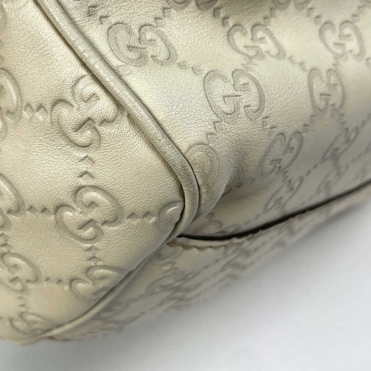 グッチ GUCCI グッチシマ スーキー ハンドバッグ シマレザー