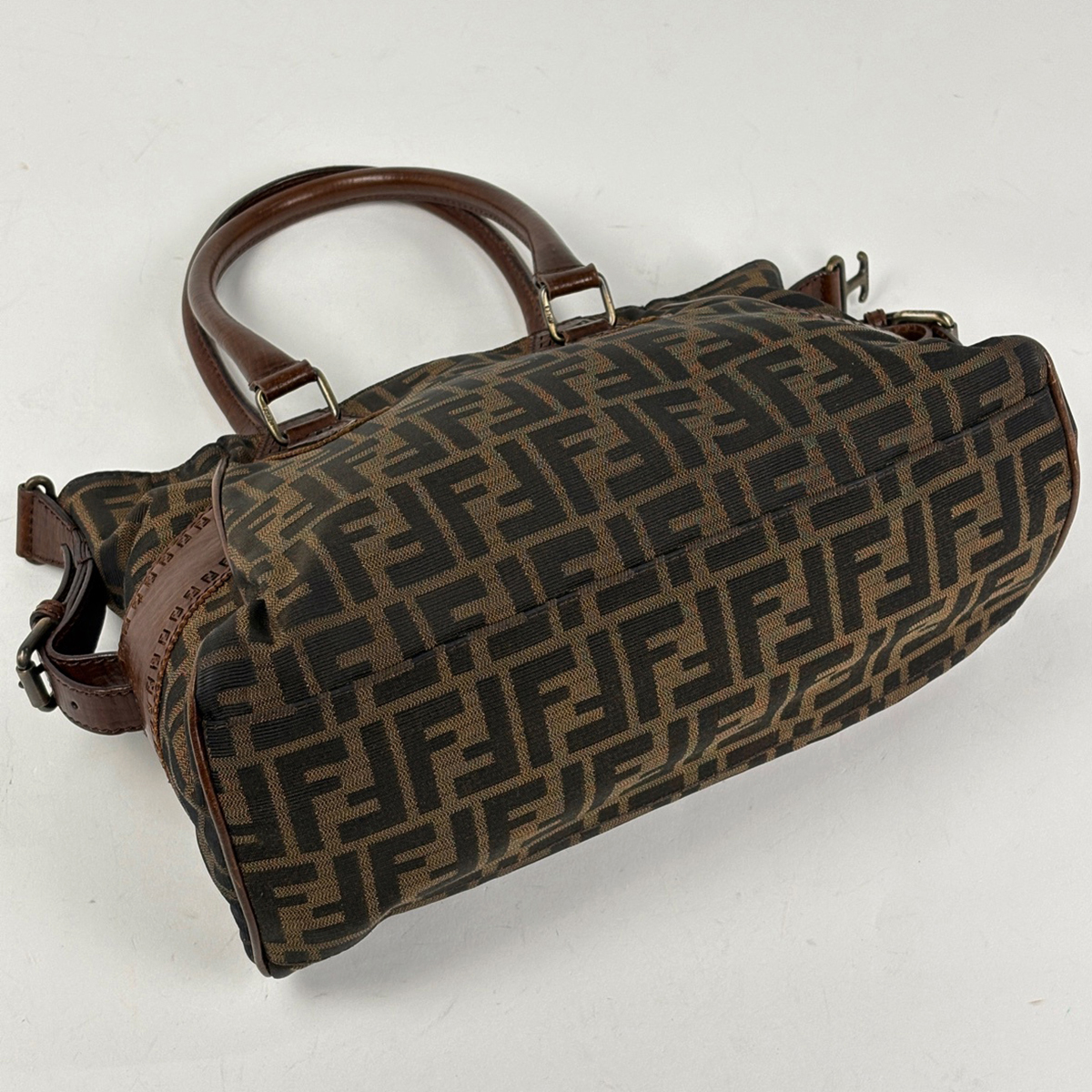 フェンディ FENDI エトニコ トートバッグ ズッカ柄 ハンドバッグ