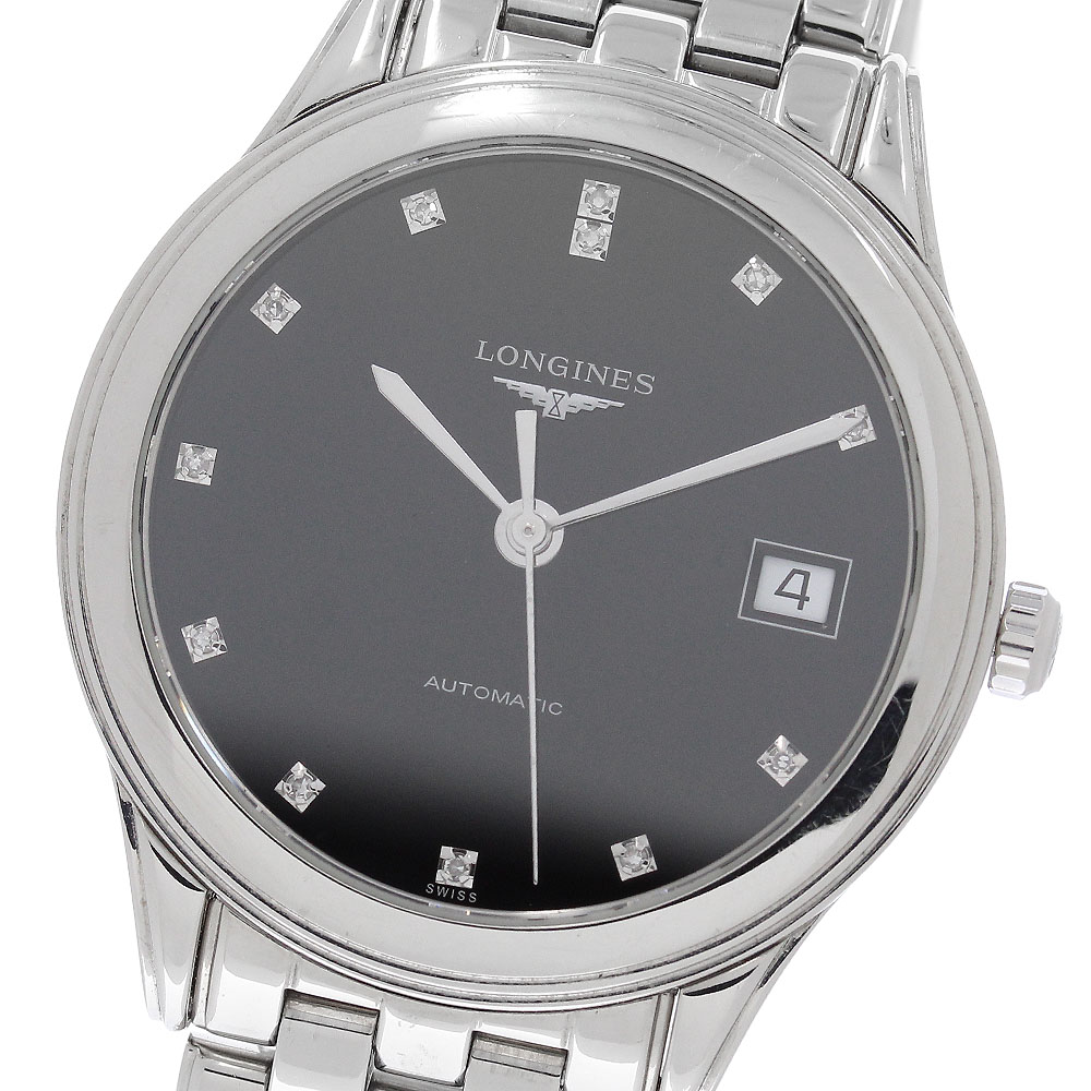 ロンジン LONGINES L4.774.4 フラッグシップ デイト 12Pダイヤ 自動巻き メンズ _970831 ロンジン LONGINES L4.774.4 フラッグシップ デイト 12Pダイヤ 自動