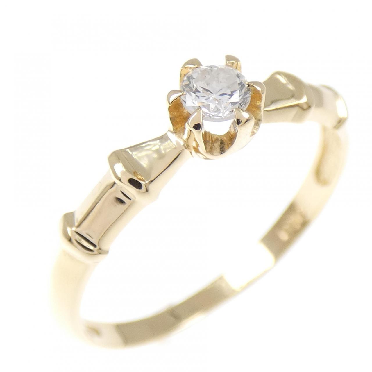 K18YG ダイヤモンド リング 0.10CT - Used A (230-000-454-0990) | MOLTS