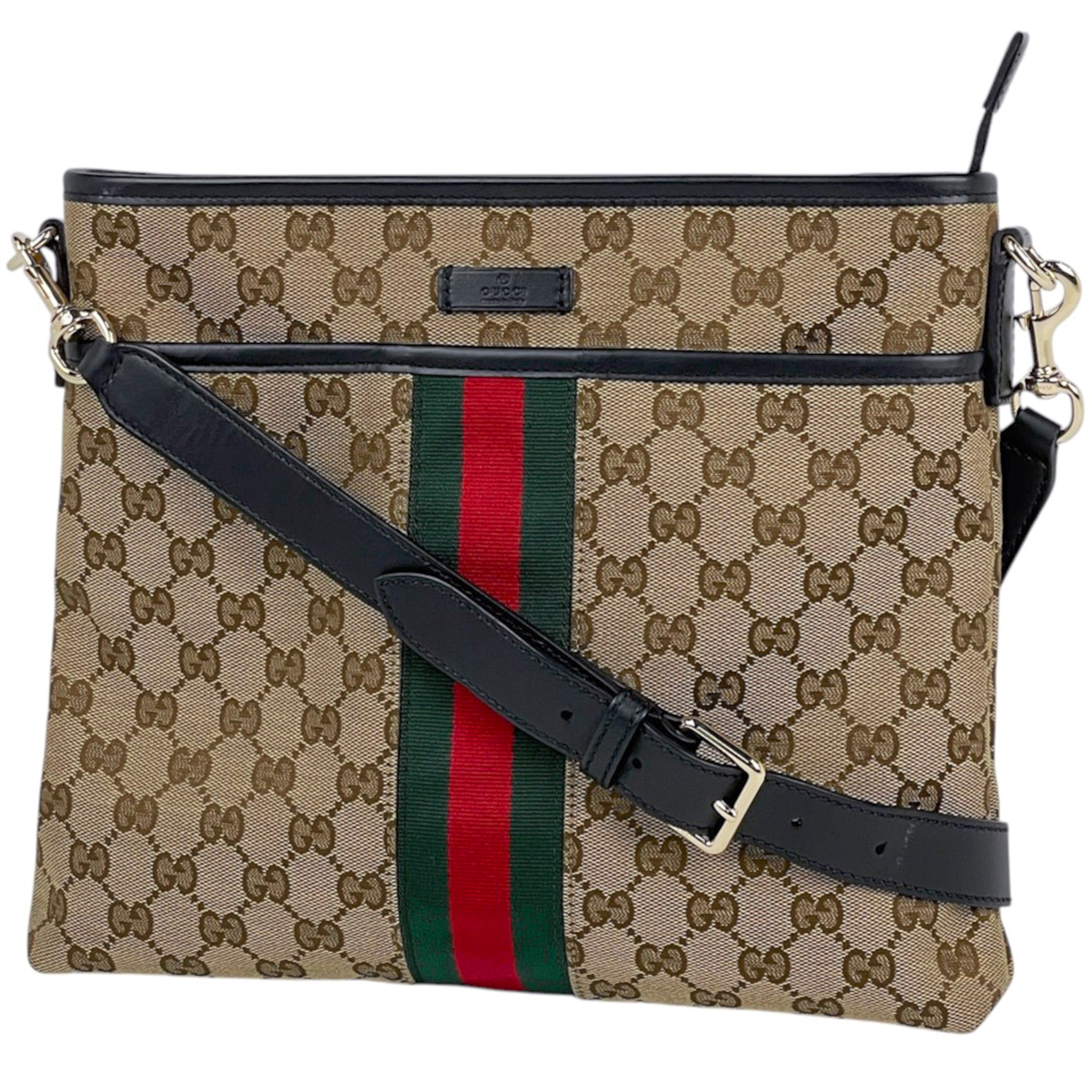グッチ GUCCI ショルダーバッグ GG柄 シェリーライン ウェブ GG 