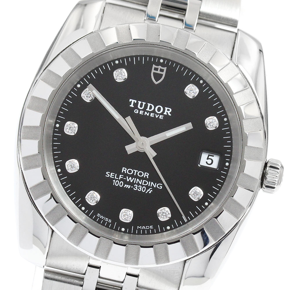 チュードル TUDOR 72033 プリンスオイスターデイト YGベゼル 10Pダイヤ 