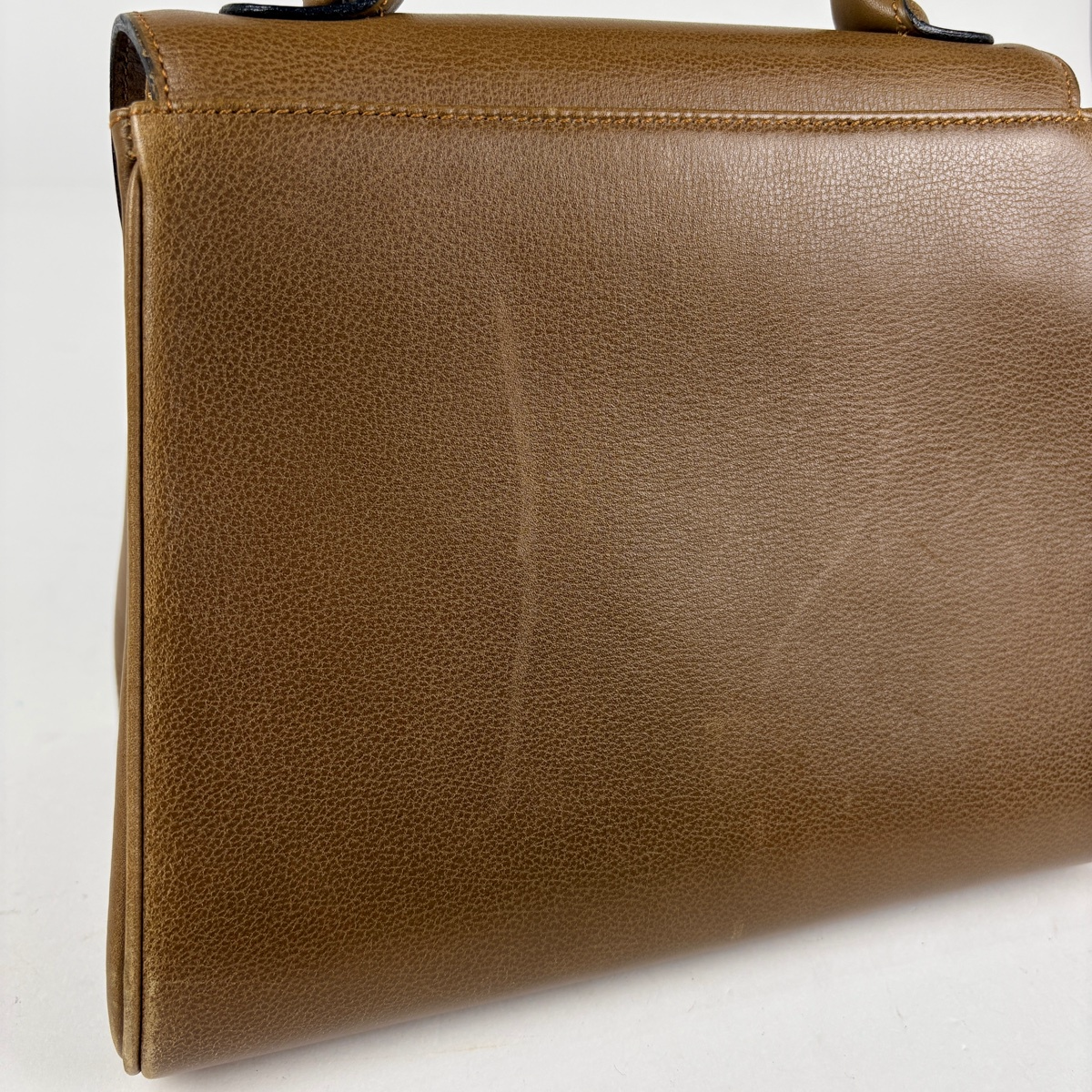 デルヴォー DELVAUX ブリヨンPM ハンドバッグ レザー ブラウン