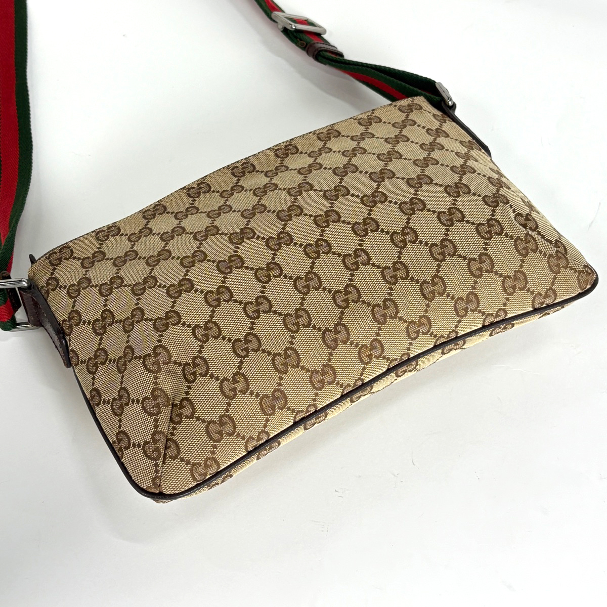 グッチ GUCCI GG柄 ショルダーバッグ シェリーライン ウェブ