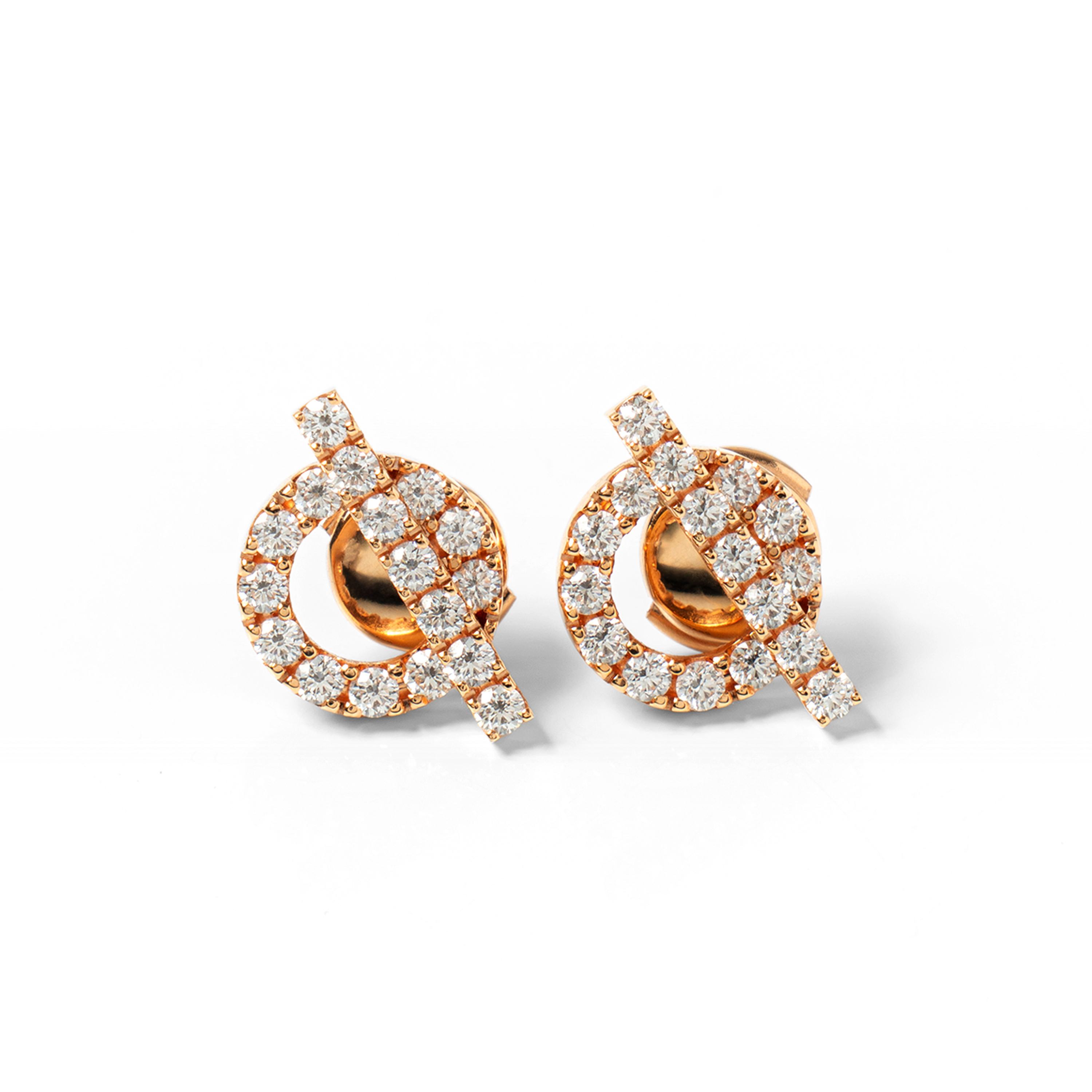 エルメスダイヤピアス片方 楽天市場】HERMES エルメス フィネス ダイヤ ピアス 0.92ct