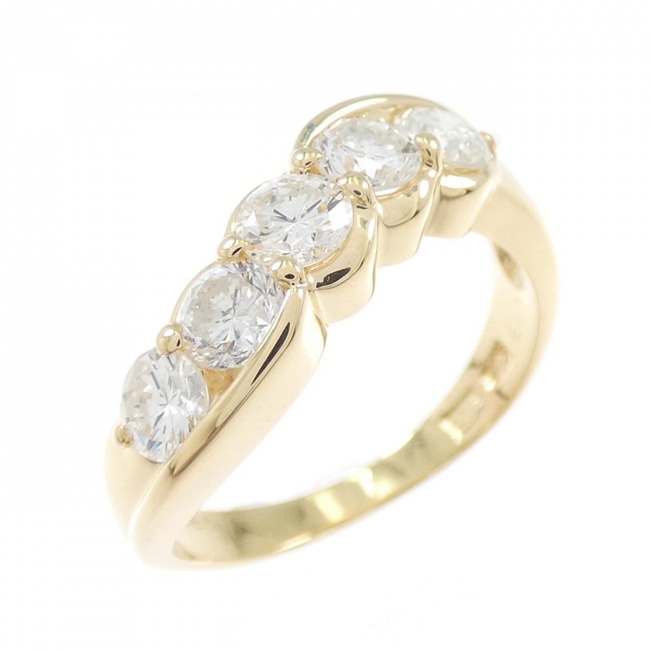 K18YG ダイヤモンド リング 1.20CT - Used A (230-000-528-3346) | MOLTS