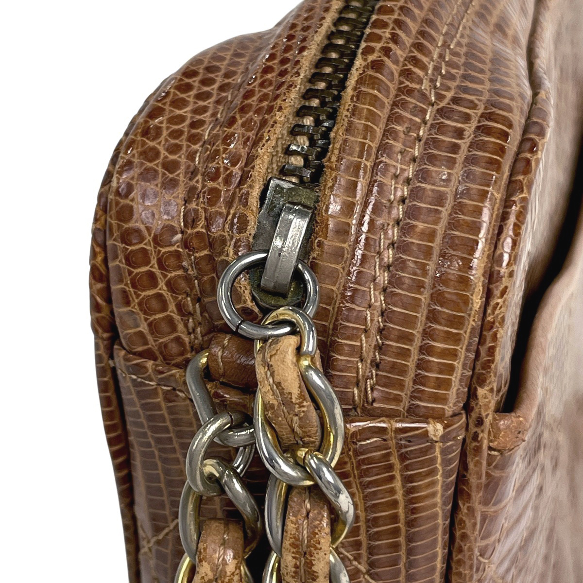 シャネル CHANEL ココマーク フリンジ チェーン ショルダーバッグ 