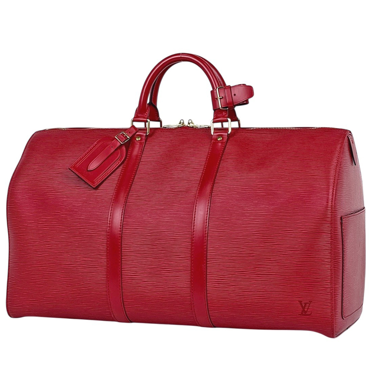 ルイ・ヴィトン Louis Vuitton キーポル50 ボストンバッグ エピ