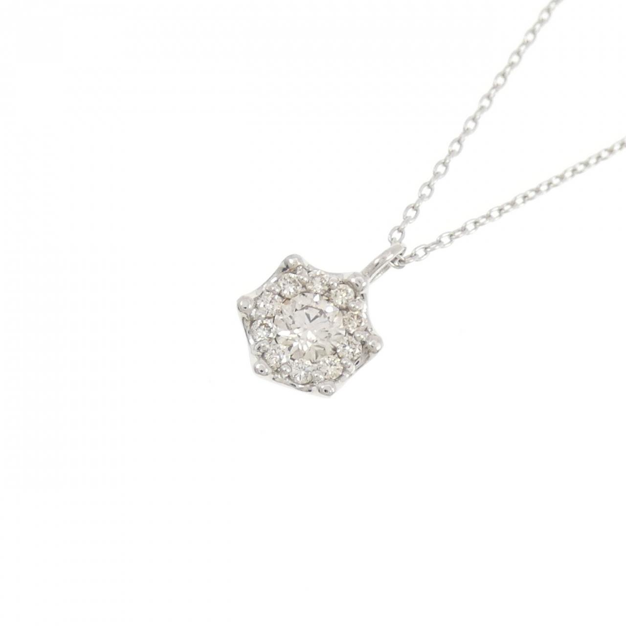 PT900/PT850 ダイヤモンド ネックレス 0.31CT - Used A (270-004-330 
