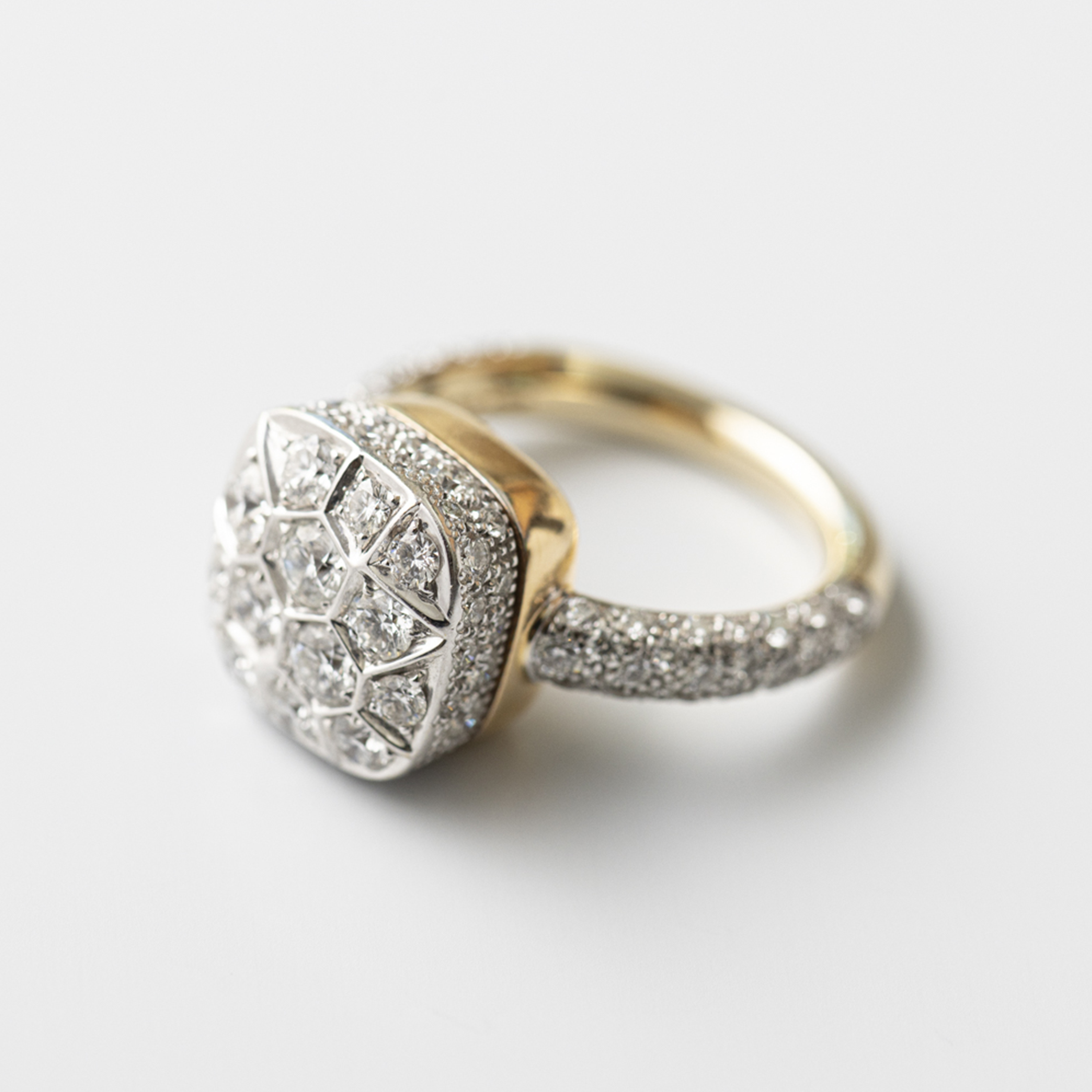 ポメラート ヌード リング ダイヤモンド, 18K ローズゴールド | MOLTS