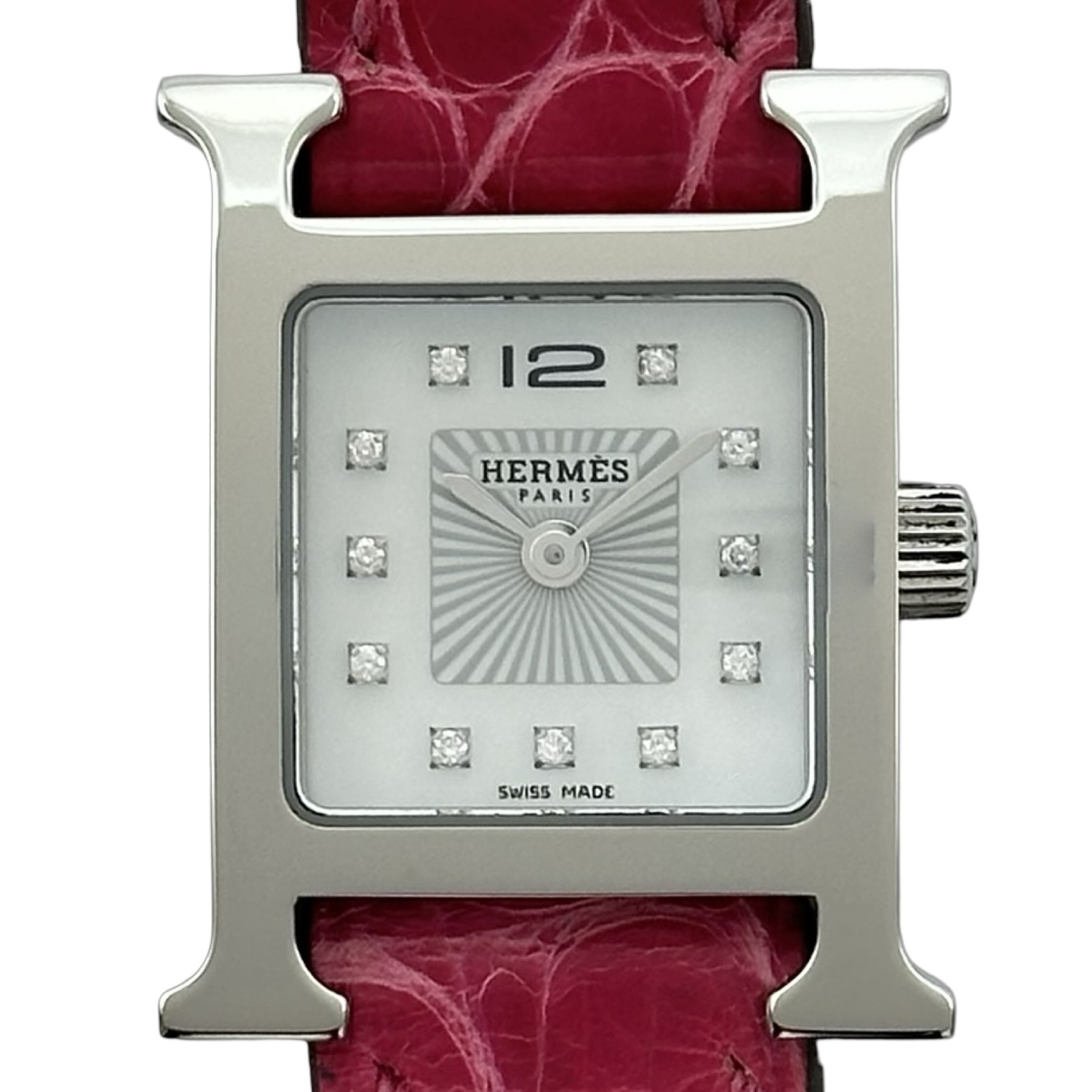 エルメス HERMES CL2.317 クリッパー デイト クロノグラフ クォーツ
