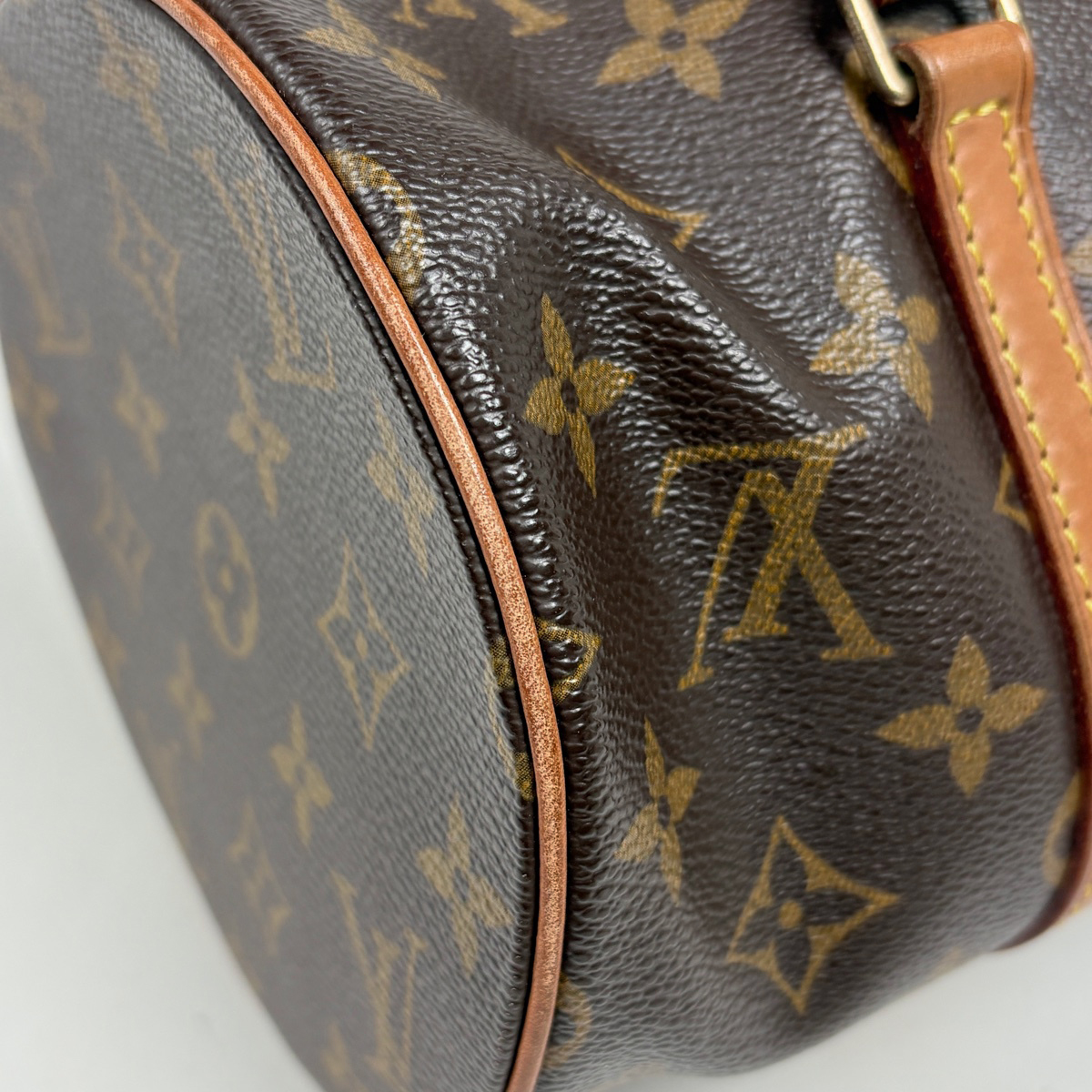 ルイ・ヴィトン Louis Vuitton パピヨン30 バレルバッグ 筒型 旧型 