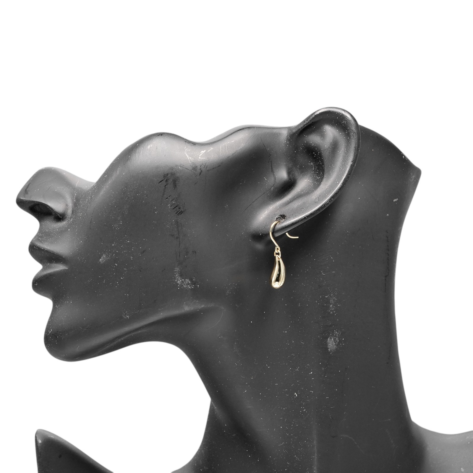 【バロン様 リクエストページ】美品◎ティファニー ピアス ティアドロップ 片耳 ティファニー ティアドロップ ピアス K18YG イエローゴールド 約6.55g