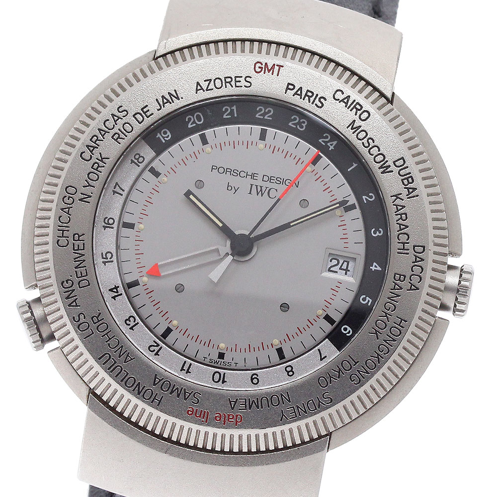 PORSCHE DESIGN by IWC メンズ 腕時計 【美品】 ポルシェデザイン Porsche Design by IWC ワールドタイム クォーツ