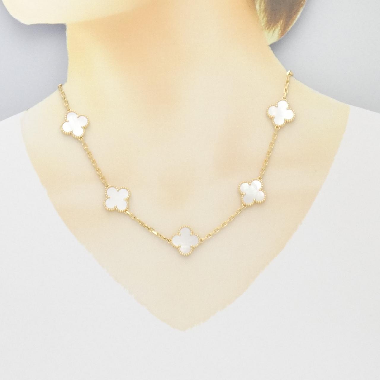 ヴィンテージアルハンブラ 10モチーフ ネックレス ヴァンクリーフ&アーペル ヴィンテージアルハンブラ 10モチーフ