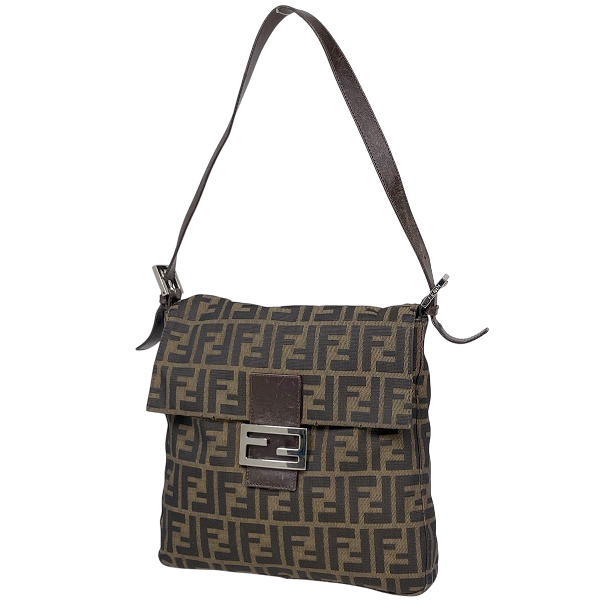 阪015 フェンディ ズッカ柄 キャンバス ショルダーバッグ 8BR444 FENDI（フェンディ） ズッカ柄 ショルダーバッグ ワンショルダー
