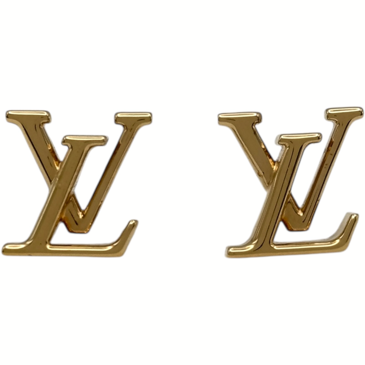 【美品】ヴィトン M00610 ピアス　LV アイコニック 片耳 ルイ・ヴィトン LOUIS VUITTON ブックル ドレイユ・LV アイコニック