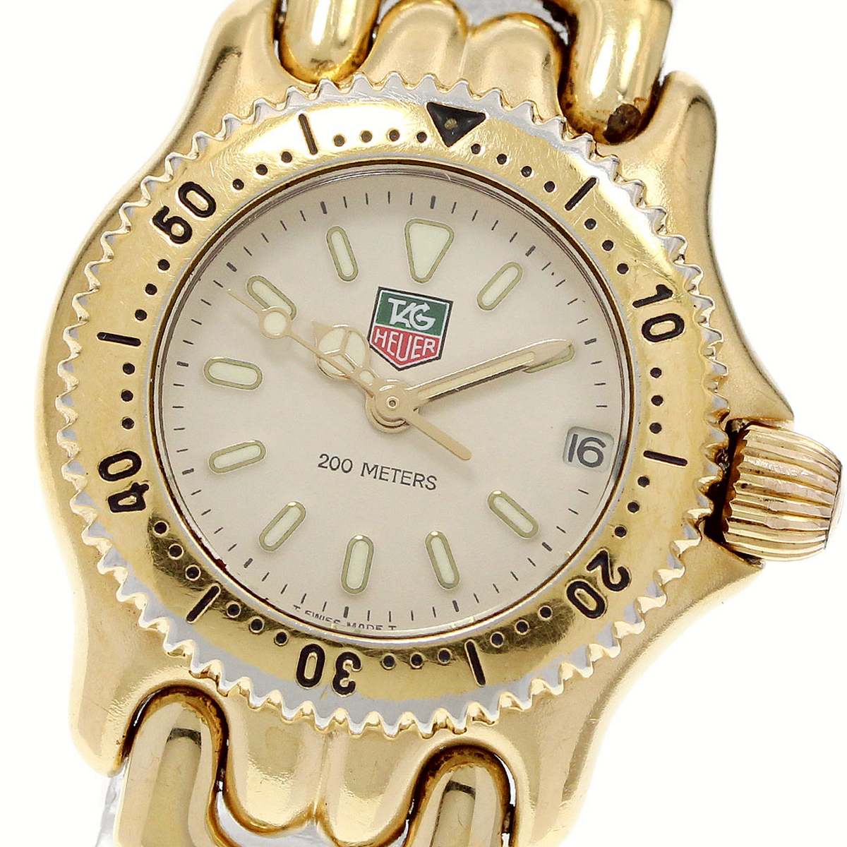 タグホイヤー TAG HEUER S94.708M セル デイト クォーツ レディース _951552 TAG Heuer - タグホイヤー TAG HEUER S94.708M セル デイト クォーツ