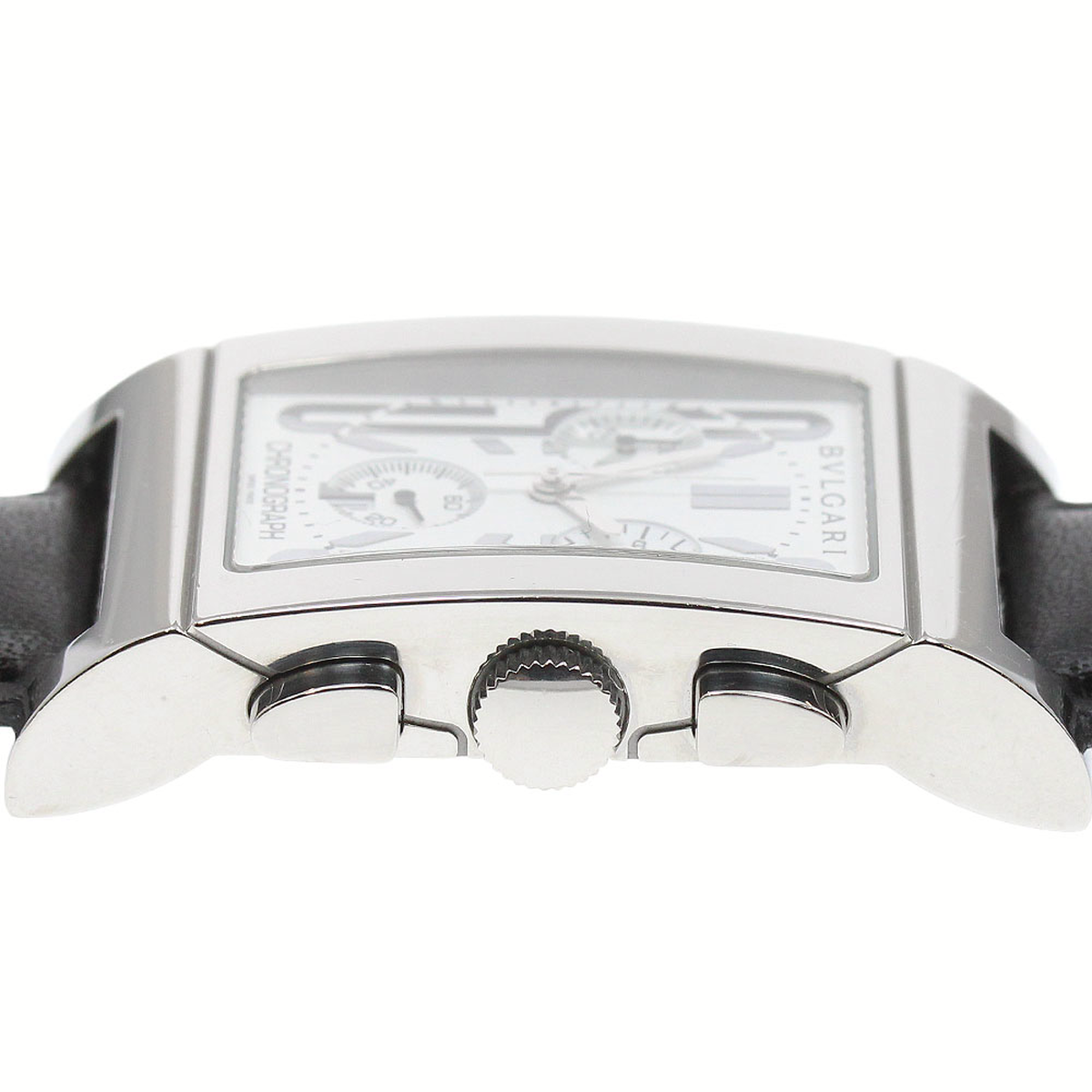 ブルガリ BVLGARI RTC49S レッタンゴロ デイト クロノグラフ クォーツ 