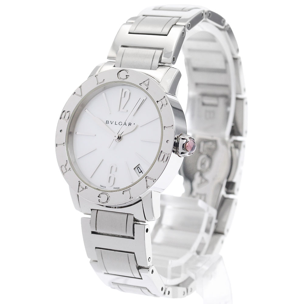 【新品】ブルガリ ブルガリブルガリ･12P BBL33S/BBL33C6SS/12 SS 自動巻 新品)BVLGARI ブルガリ ブルガリ・ブルガリ BBL33C6SS/12/QZ グレー