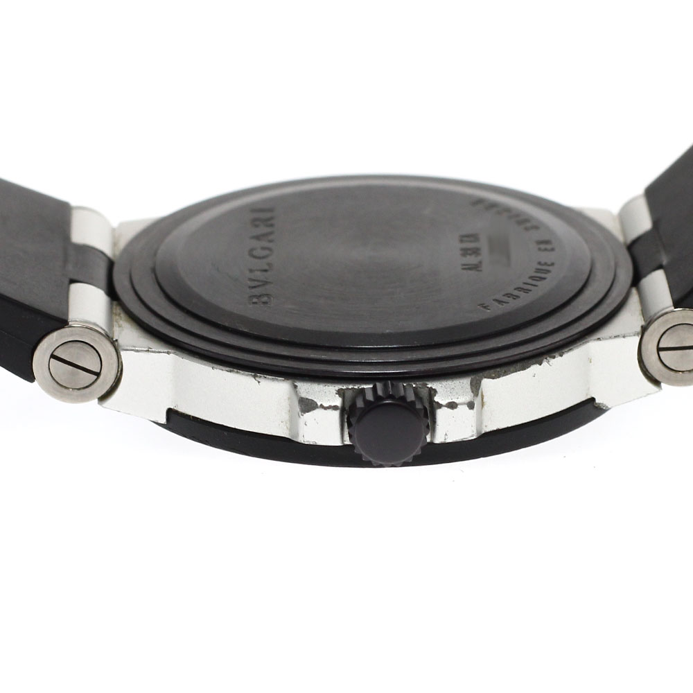 ブルガリ BVLGARI AL38TA アルミニウム デイト 自動巻き メンズ