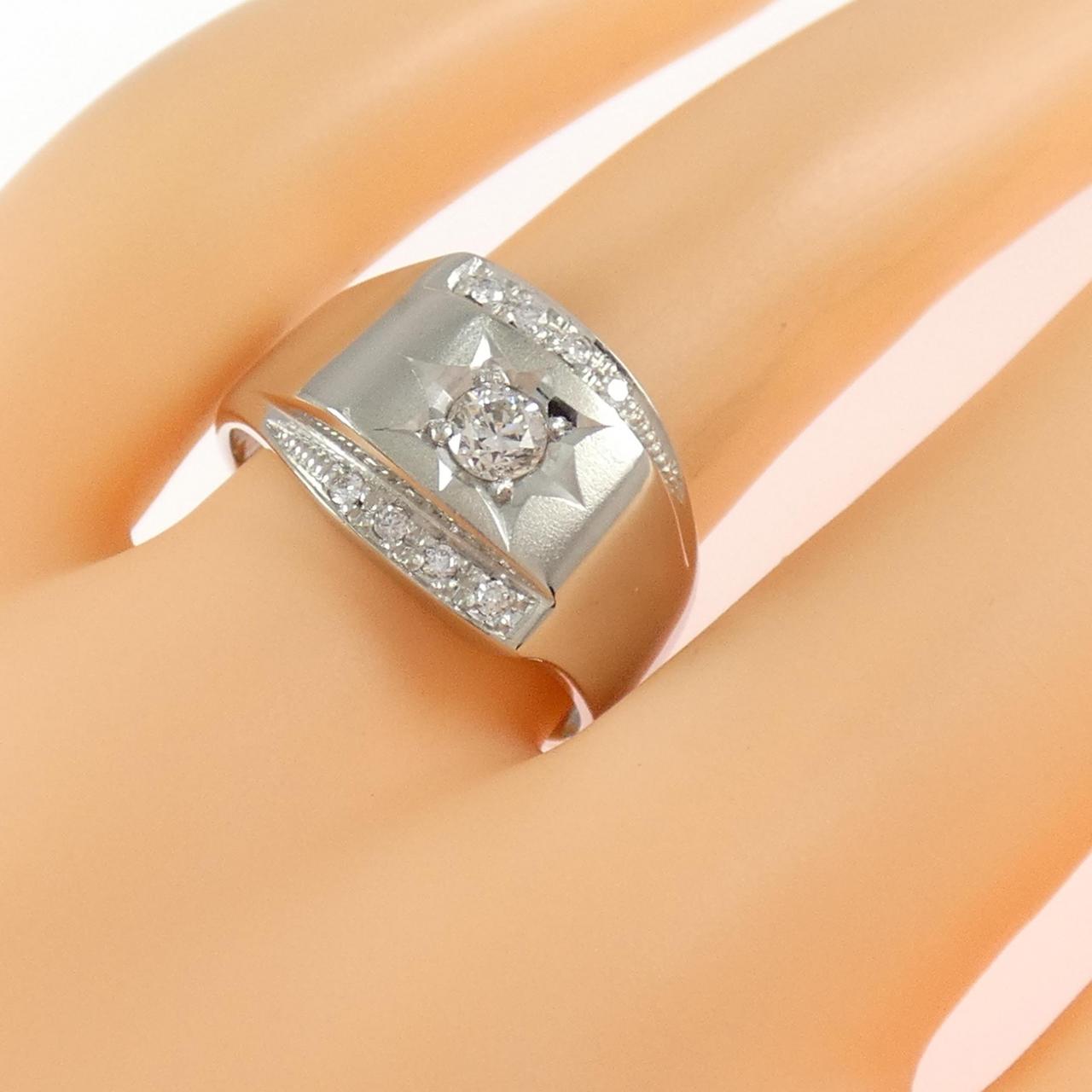 PT850 ダイヤモンド リング 0.31CT - Used B (260-008-203-7987) | MOLTS