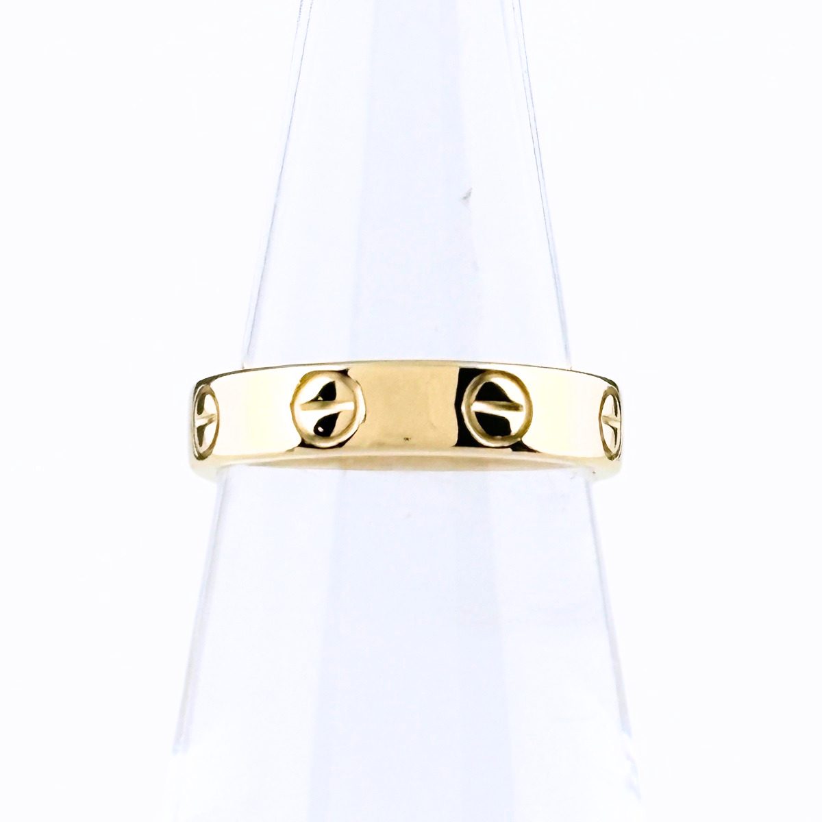 カルティエ CARTIER ミニ ラブ リング YG イエローゴールド 指輪