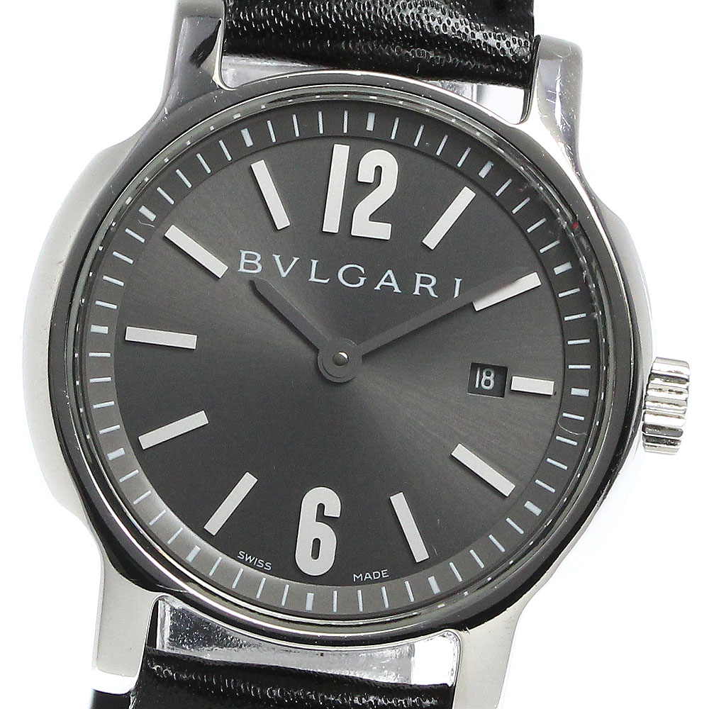 ブルガリ BVLGARI ST29S ソロテンポ デイト クォーツ レディース _888276 ブルガリ ソロテンポ ST29S シルバー レディース 時計 【中古
