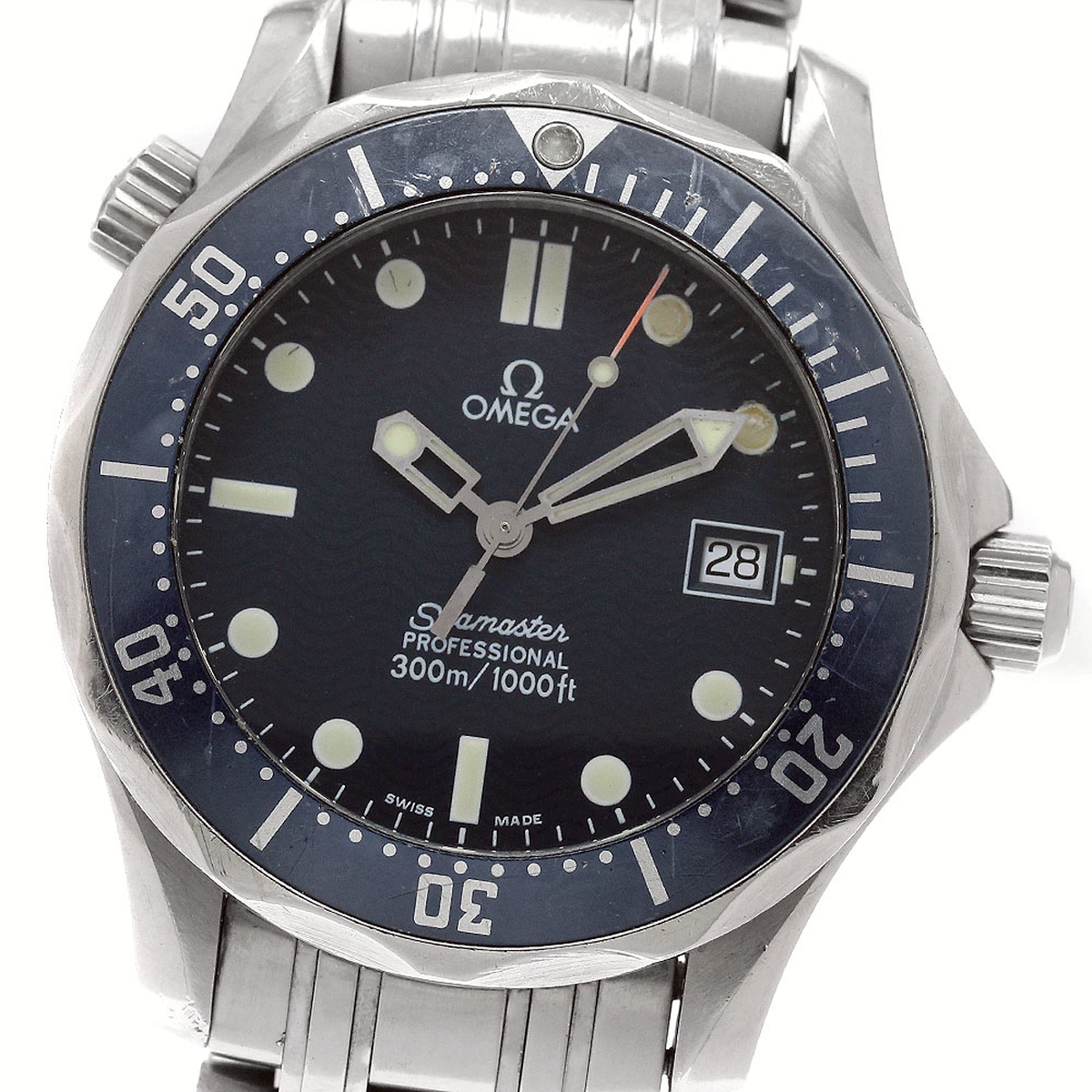 オメガ OMEGA 2561.80 シーマスター300 デイト クォーツ ボーイズ