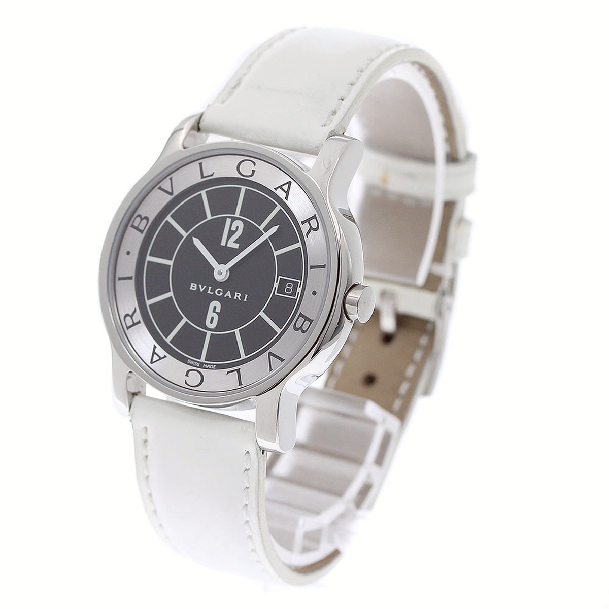 ブルガリ BVLGARI ST35S ソロテンポ デイト クォーツ メンズ _948369
