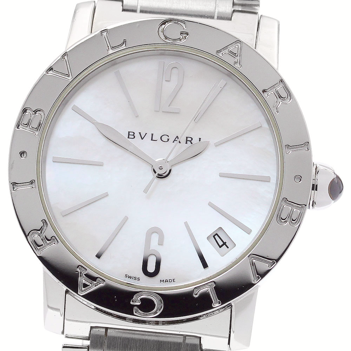 【新品】ブルガリ ブルガリブルガリ･12P BBL33S/BBL33C6SS/12 SS 自動巻 新品)BVLGARI ブルガリ ブルガリ・ブルガリ BBL33C6SS/12/QZ グレー
