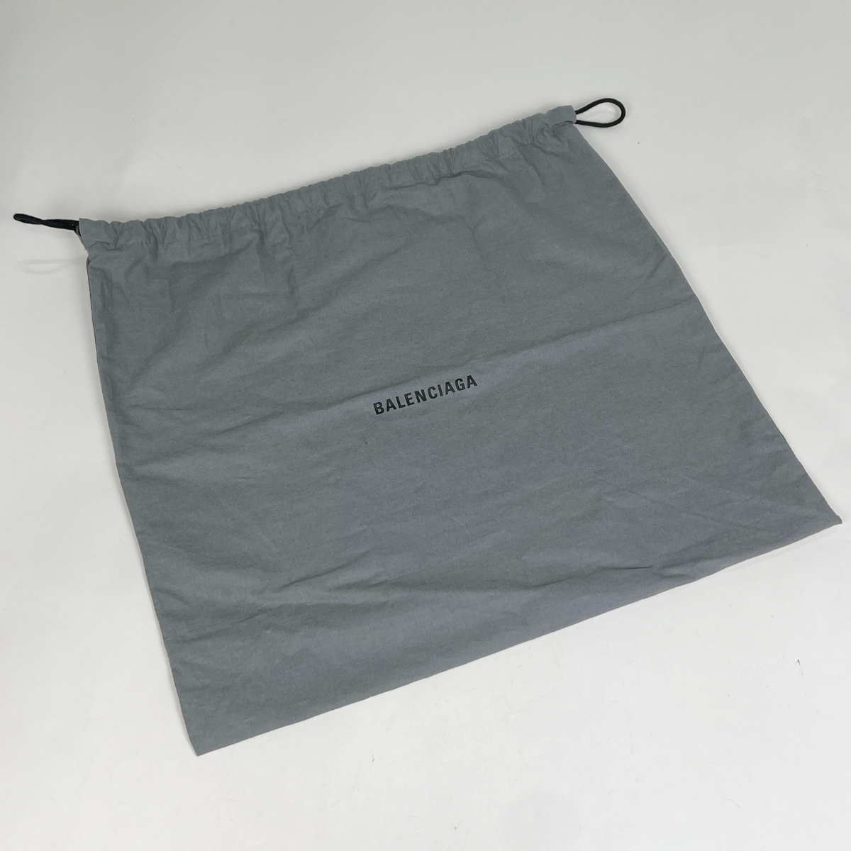 バレンシアガ BALENCIAGA ネイビー スモール カバス ハンドバッグ ロゴ