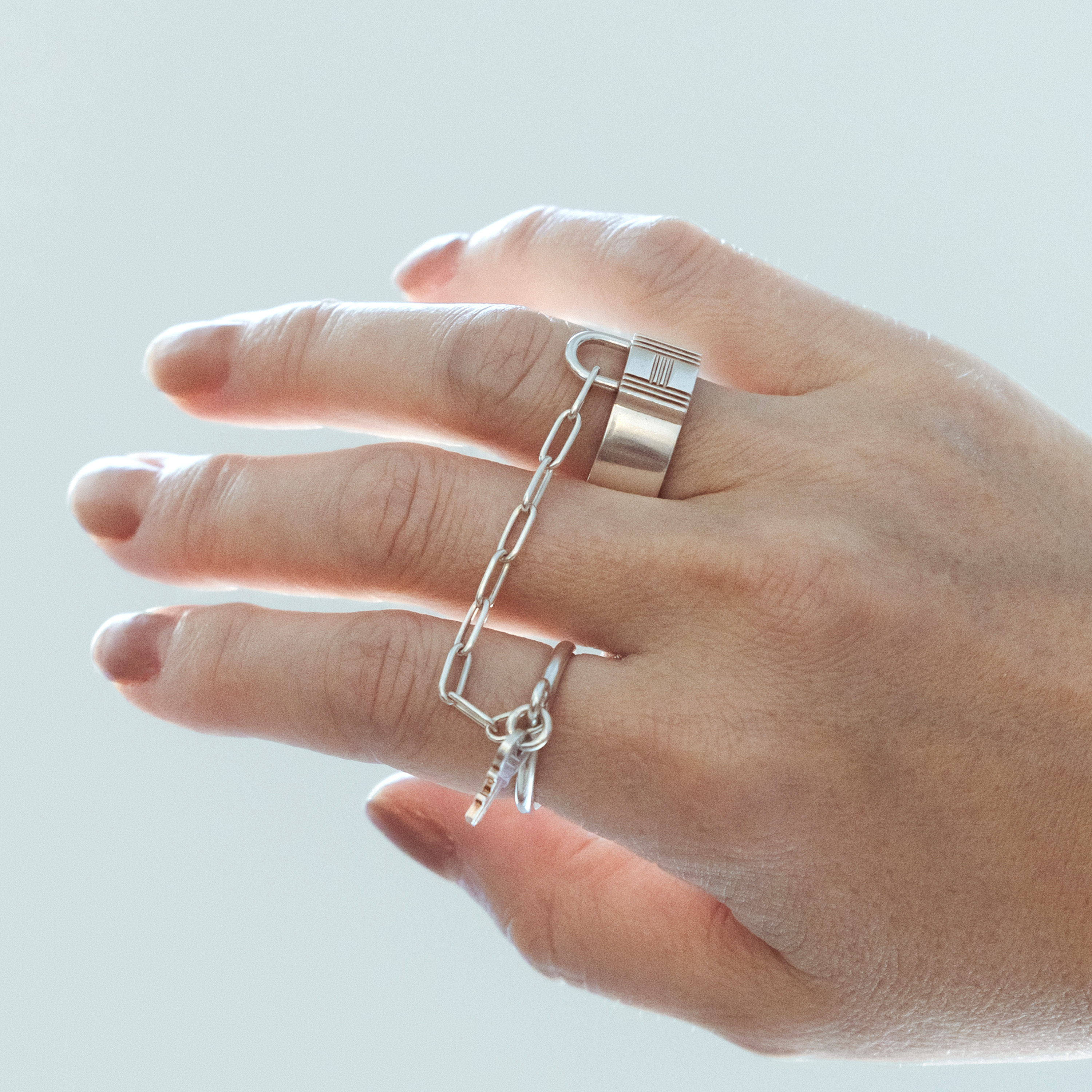 エルメス ケリー・クロシェット リング シルバー | MOLTS