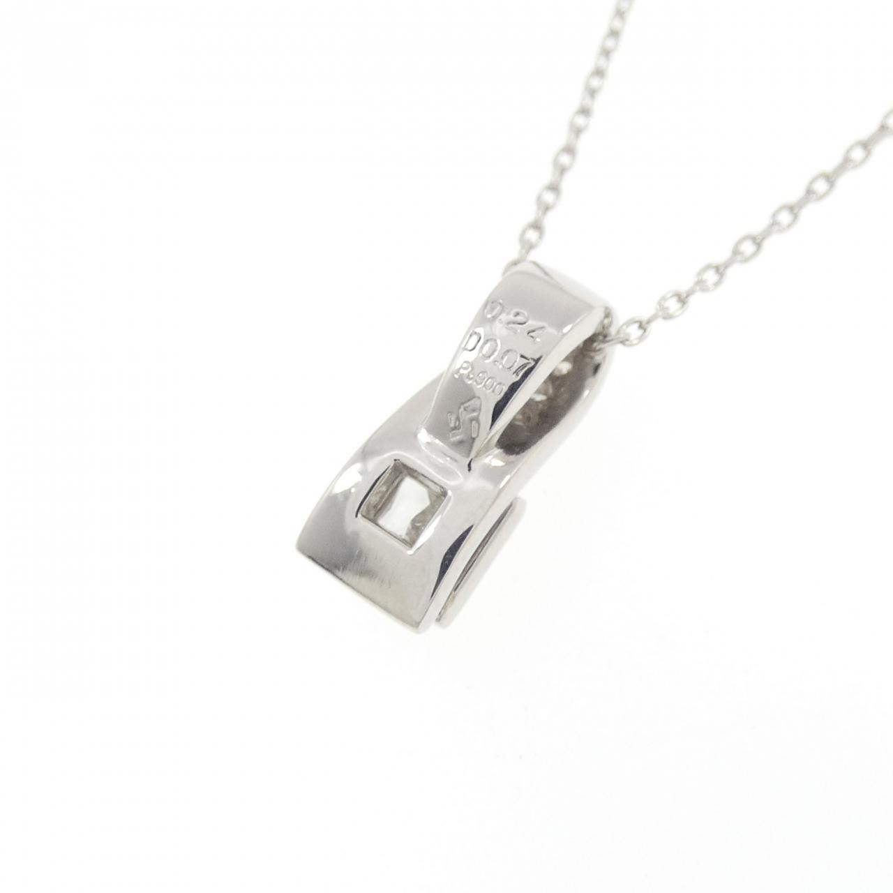 PT900/PT850 ダイヤモンド ネックレス 0.24CT - Used A (270-004-335 