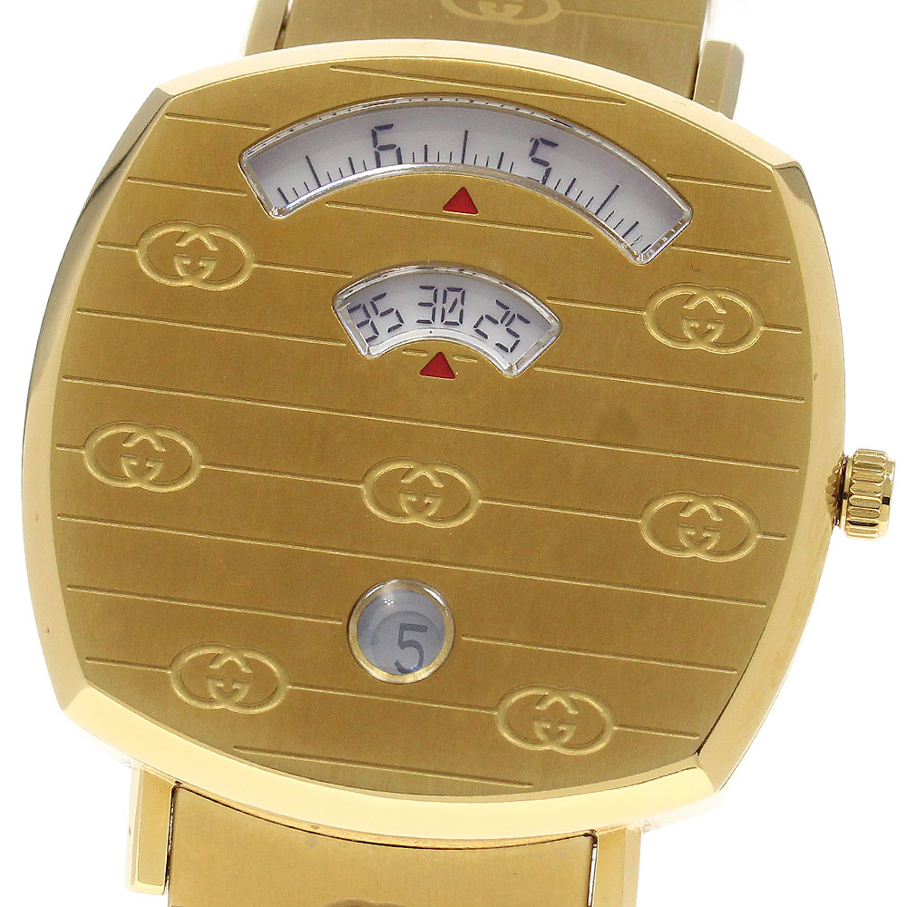 グッチ GUCCI 157.4/YA157403 グリップウォッチ デイト クォーツ ボーイズ _953492 グッチ GUCCI 157.4/YA157403 グリップウォッチ デイト クォーツ
